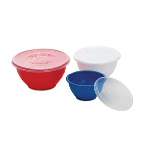 Arrow 6-Piece 1-3.25 qt. Bowl Set with Lid